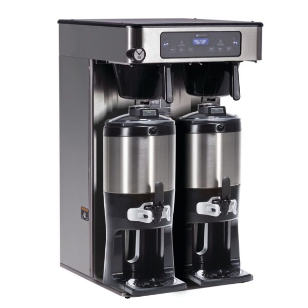 Bunn Infusion Series ICB Twin Tall Coffee Brewer, 120/240V Stainless Steel - 53200.6101 - Image 1