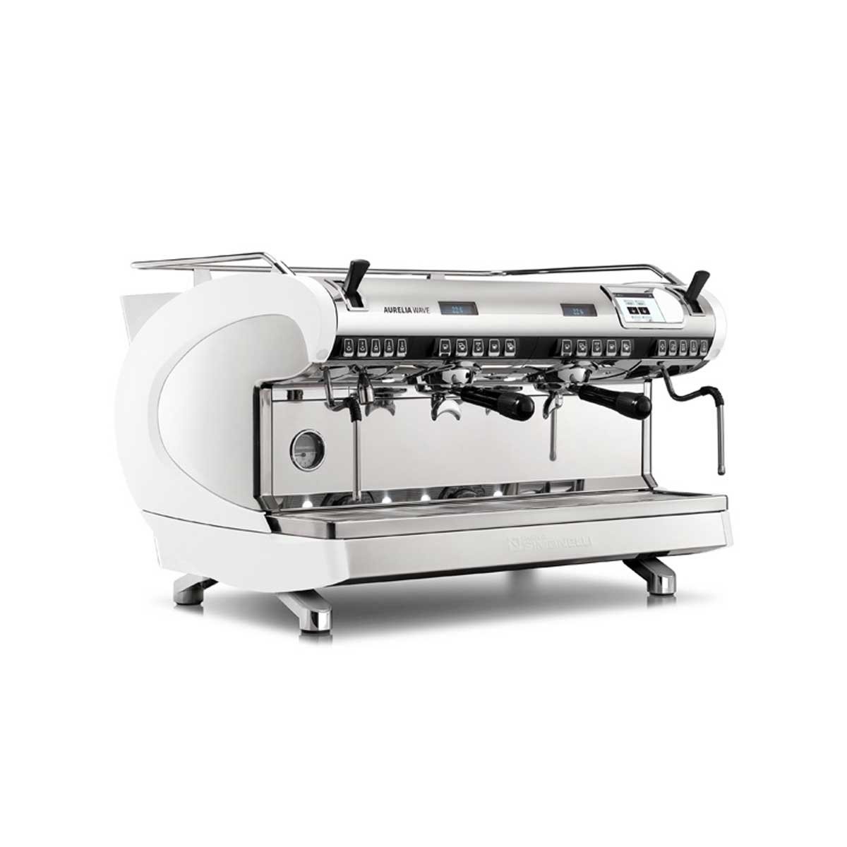 AureliaWave-T3-2Group-White-Front_L Nuova Simonelli Aurelia Wave (T3) - Image 1