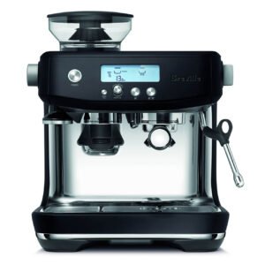 Breville - Barista Pro Semi-Automatic Combo Espresso Machine with Grinder - BES878BTR Black Truffle