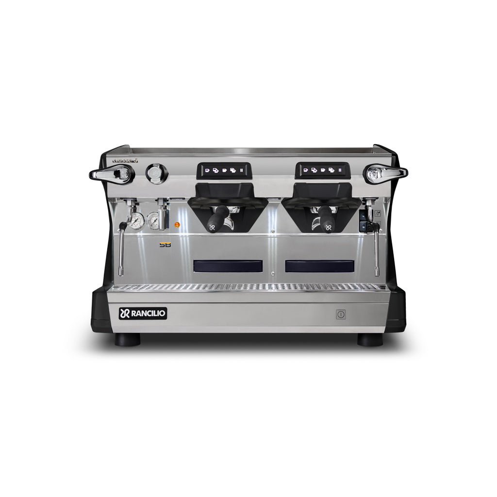 C5USB_TALL_2GR_BLACK_CLEVER_FRONT-1_20copy Rancilio - Classe 5 USB 2-Group Tall Commercial Espresso Machine - Image 1