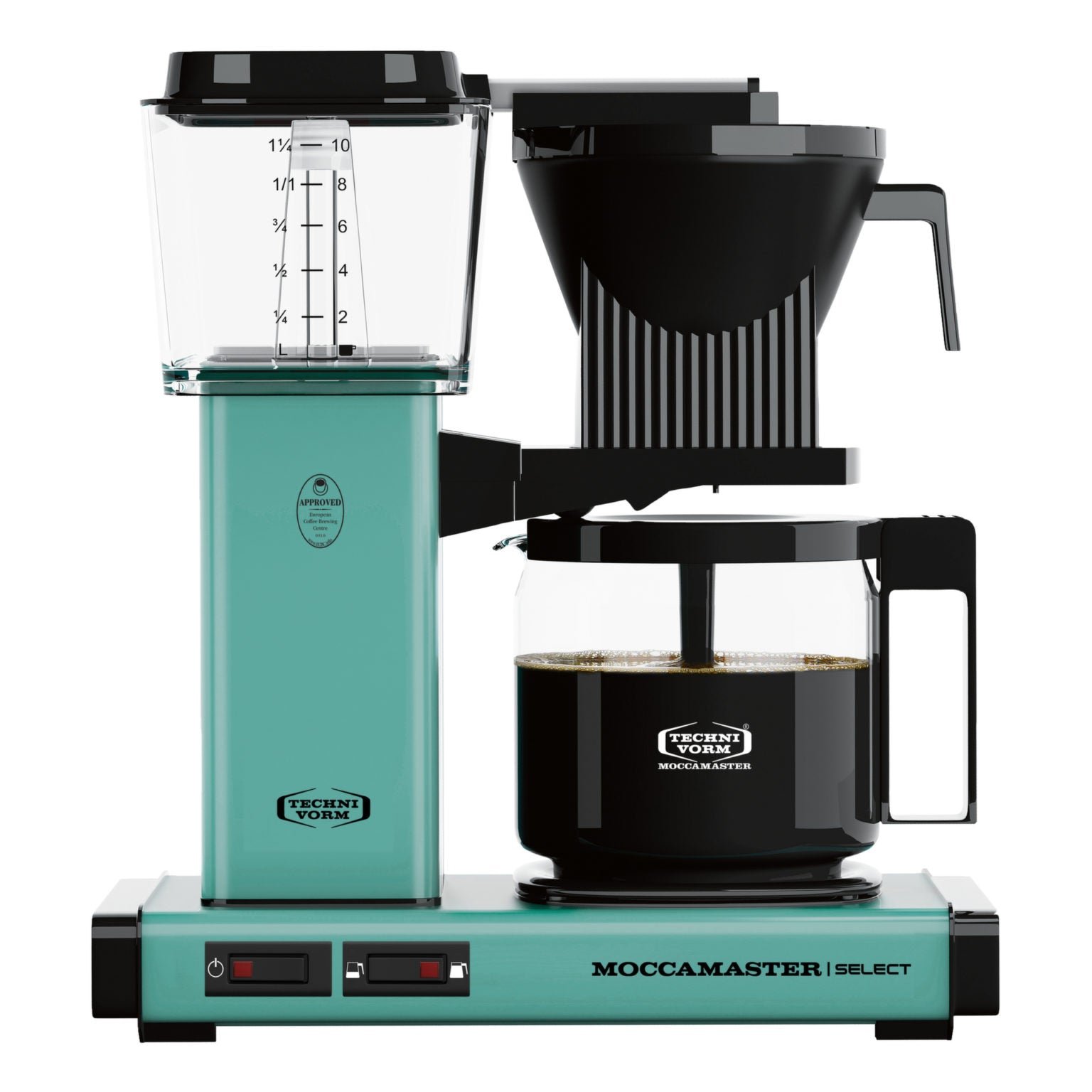 KBG-Select-Turquoise-1536x1536-1 Technivorm Moccamaster - KBGV Select Brewer Glass Carafe Turquoise - 53934 - Image 1