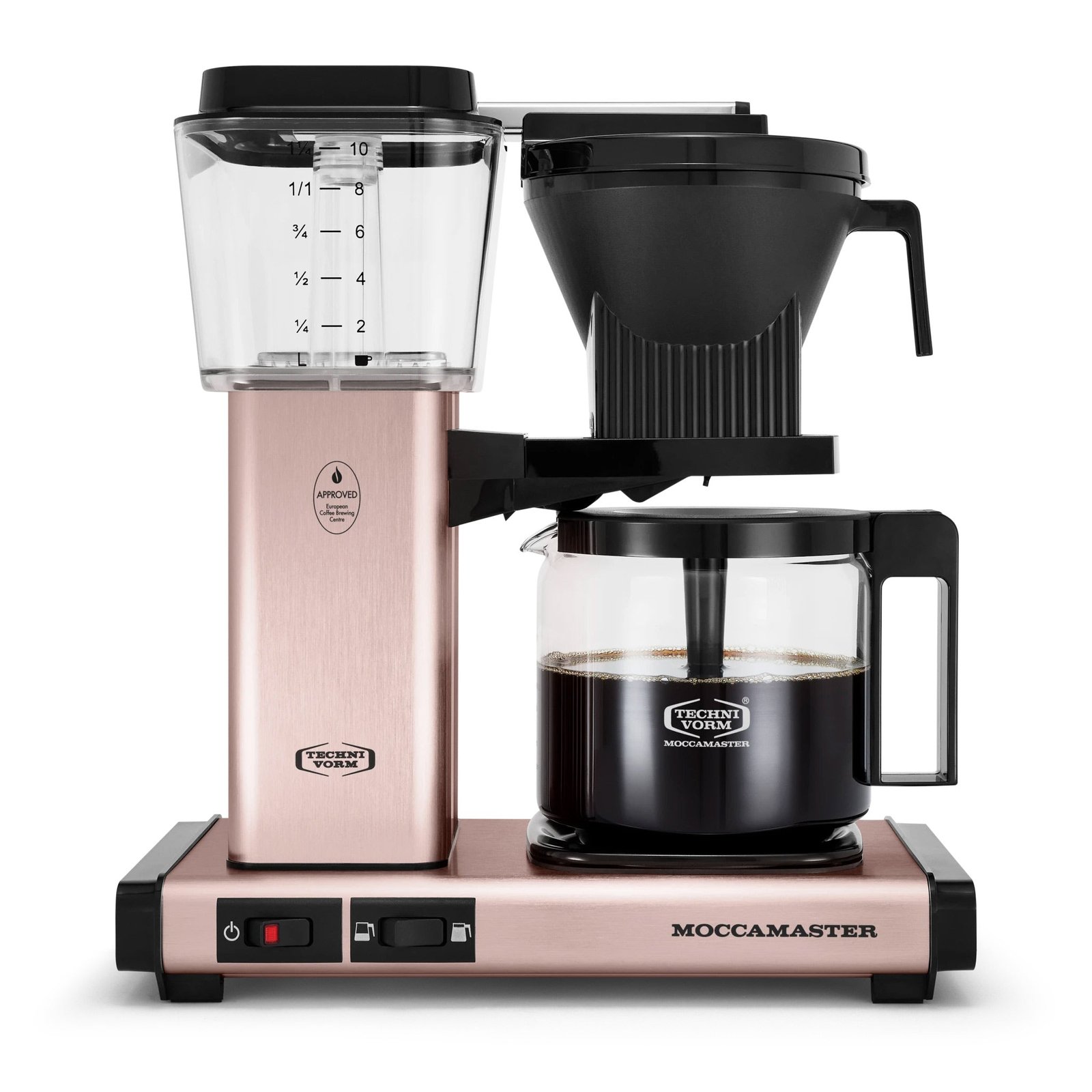 MoccaMaster_Set_53935_KBGV_RoseGold_3547-01_2048x_b4870090-6b55-4d9c-b9b6-15e69b45279a Technivorm Moccamaster - KBGV Select Brewer Glass Carafe Rose Gold - 53935 - Image 1