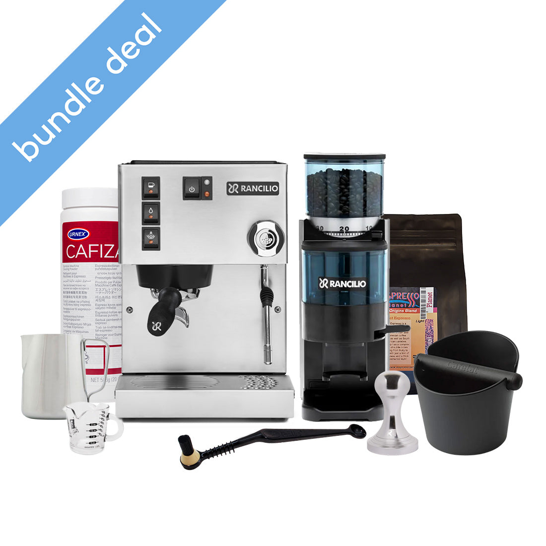 Rancilio_Rockydoser_Bundle Rancilio - Silvia M and Rocky Doser Combo Bundle - Image 1
