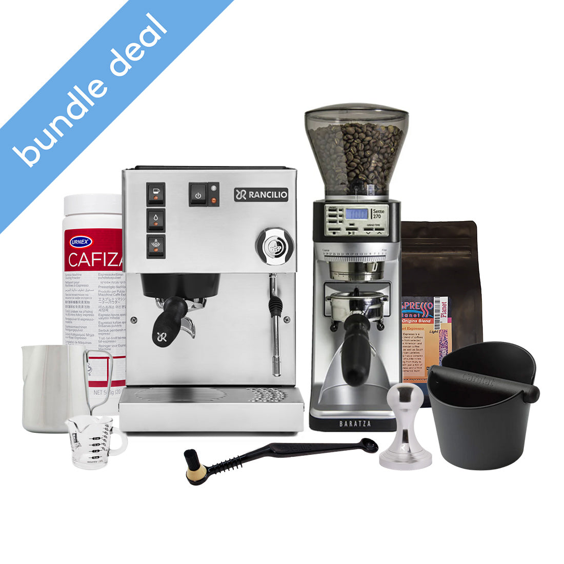 Rancilio_Sette270_Bundle Rancilio - Silvia M and Baratza Sette 270 Combo Bundle - Image 1