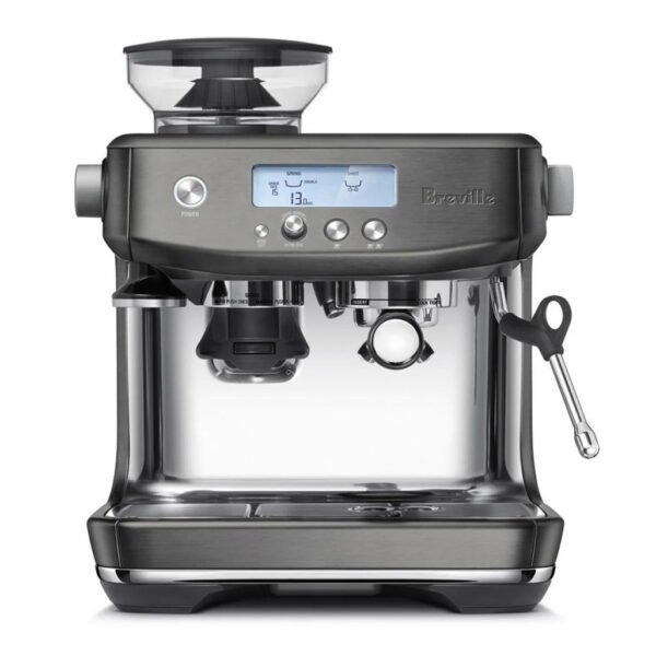 Breville - Barista Pro Semi-Automatic Combo Espresso Machine with Grinder - BES878BST Black Stainless - Image 1