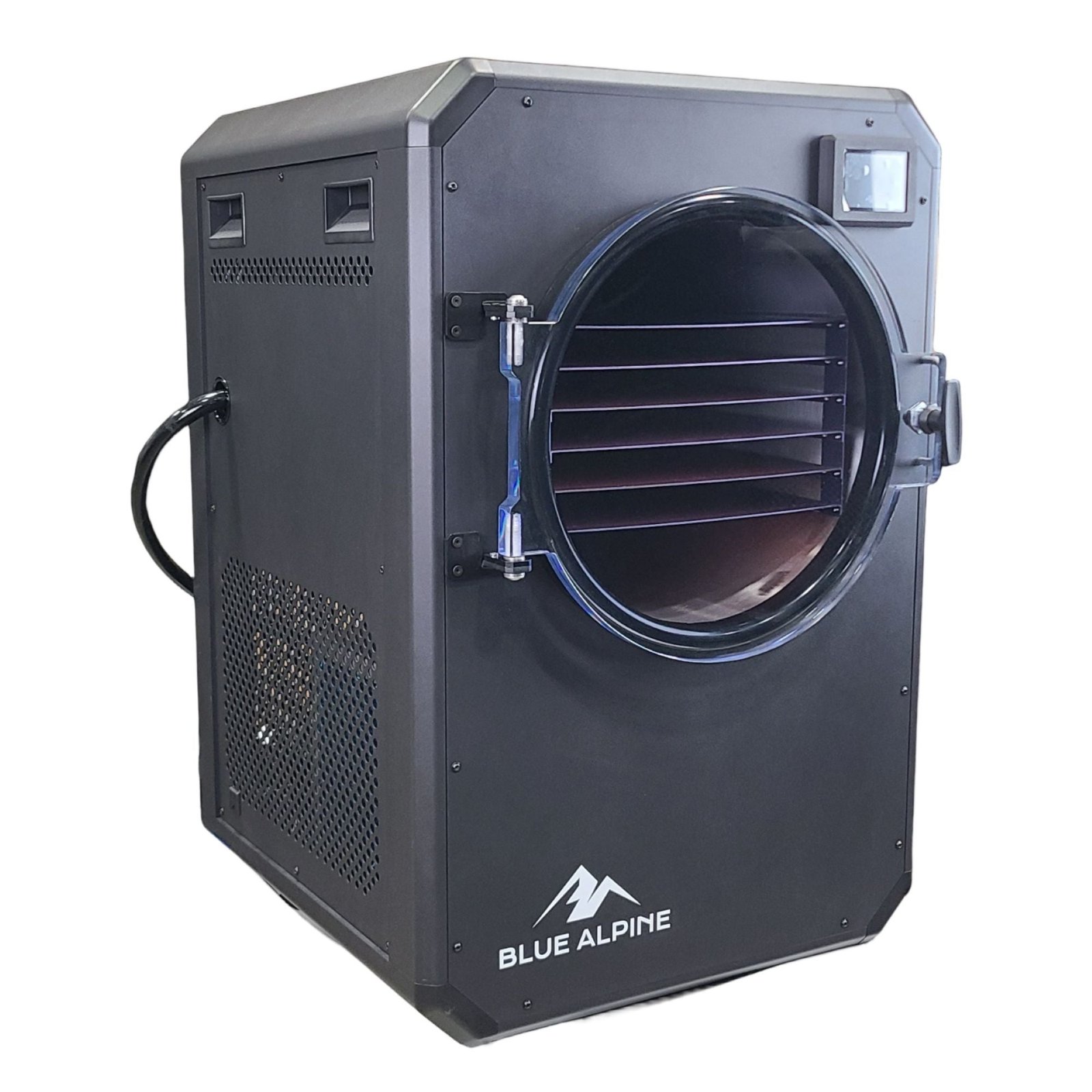 large-freeze-dryer-black-angled-white-background Blue Alpine ® Large Freeze Dryer - Image 17