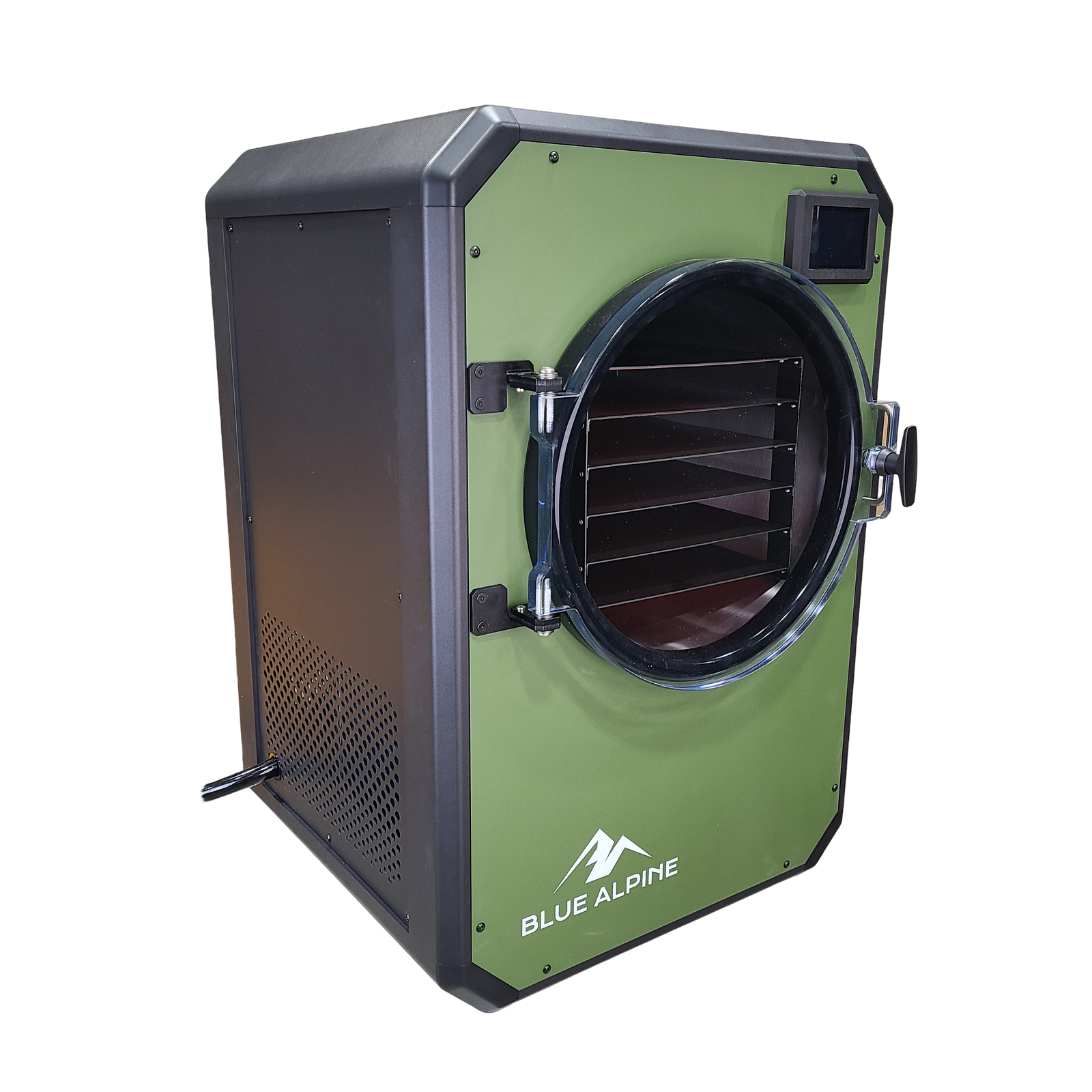 medium-freeze-dryer-fgreen-angled-no-background Blue Alpine ® Medium Freeze Dryer - Image 7