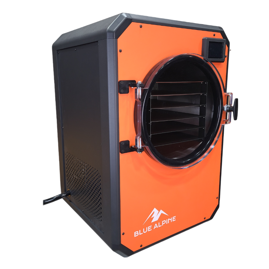 medium-freeze-dryer-orange-angled-no-background Blue Alpine ® Medium Freeze Dryer - Image 10