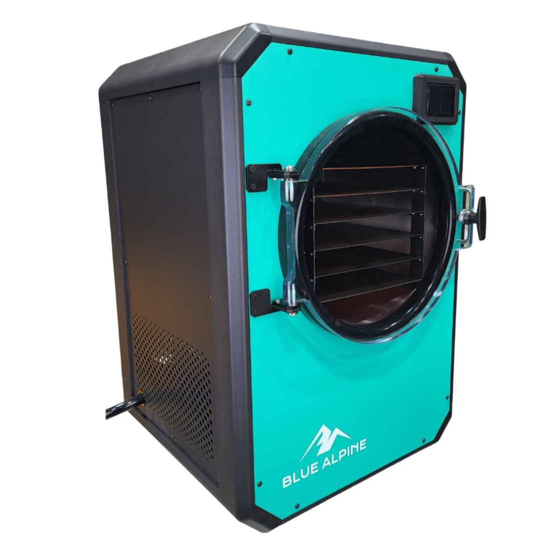 medium-freeze-dryer-teal-angled-no-background Blue Alpine ® Medium Freeze Dryer - Image 11