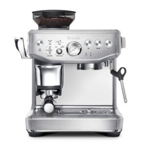 Breville - Barista Express Impress Semi-Automatic Combo Espresso Machine with Grinder - BES876BSS