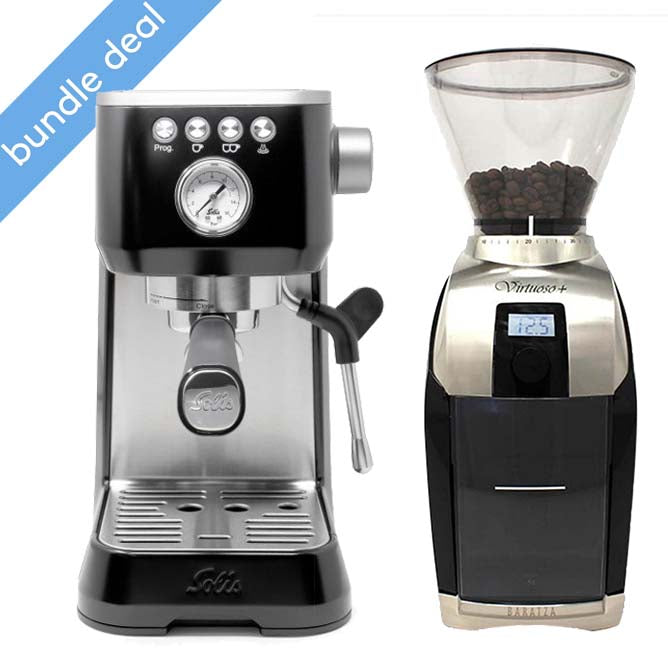 solis-perfetta-black-bundle Solis Perfetta Black and Baratza Virtuoso Plus Bundle - Image 1