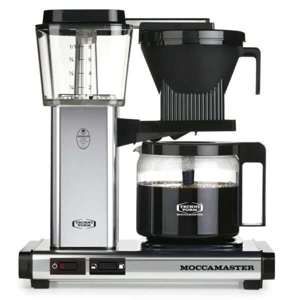 Technivorm Moccamaster - KBGV Select Brewer Glass Carafe Polished Silver - 53941 - Image 1