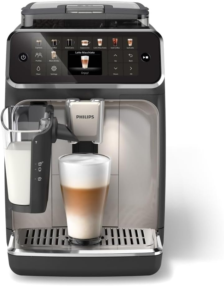 51njliMC7RL._AC_SL1080_ Philips 5500 Fully Automatic Espresso Machine with LatteGo & Iced Coffee - Image 1