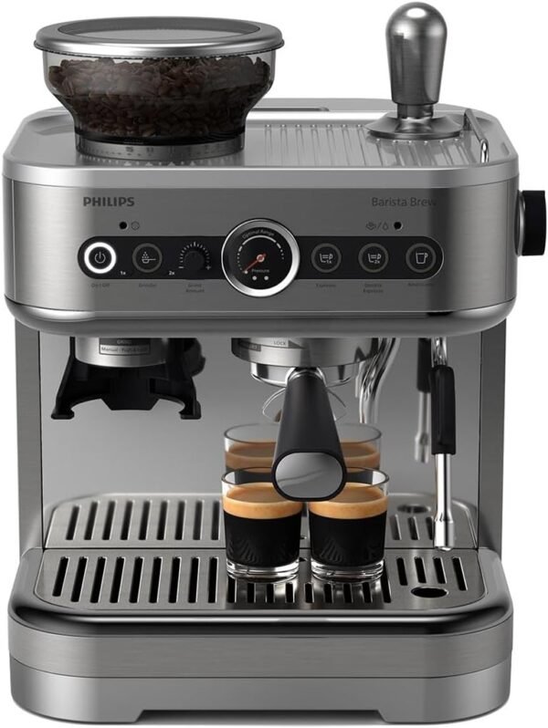 Philips Barista Brew Semi Automatic Espresso Machine with Dual Bean Hopper PSA3228/01 - Image 1