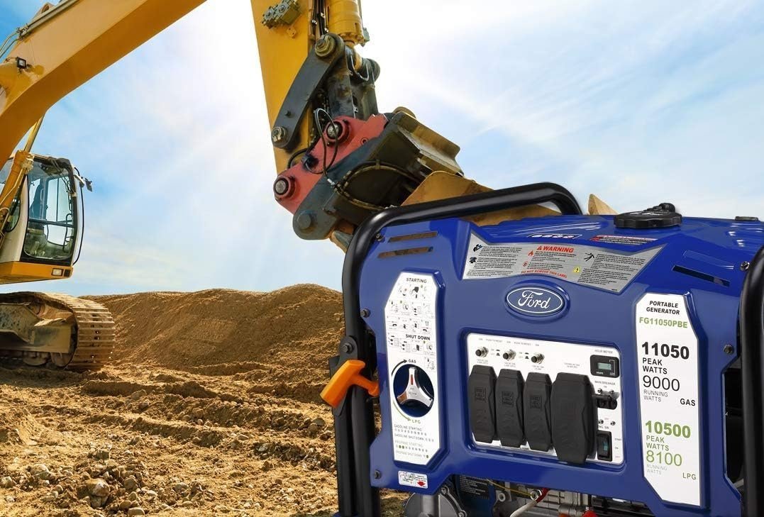 Ford 11,050 Watt Dual Fuel Portable Generator FG11050PBE - Image 3