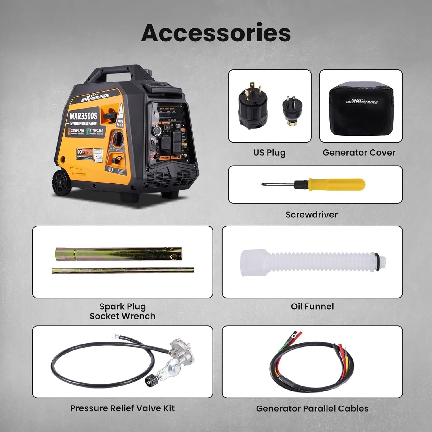 Maxpeedingrods 3500 Watt Portable Super Quite Electric Machine - Image 3