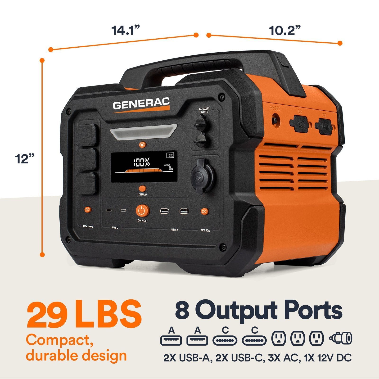 524 Generac GB1000 Portable Power Station - Image 3