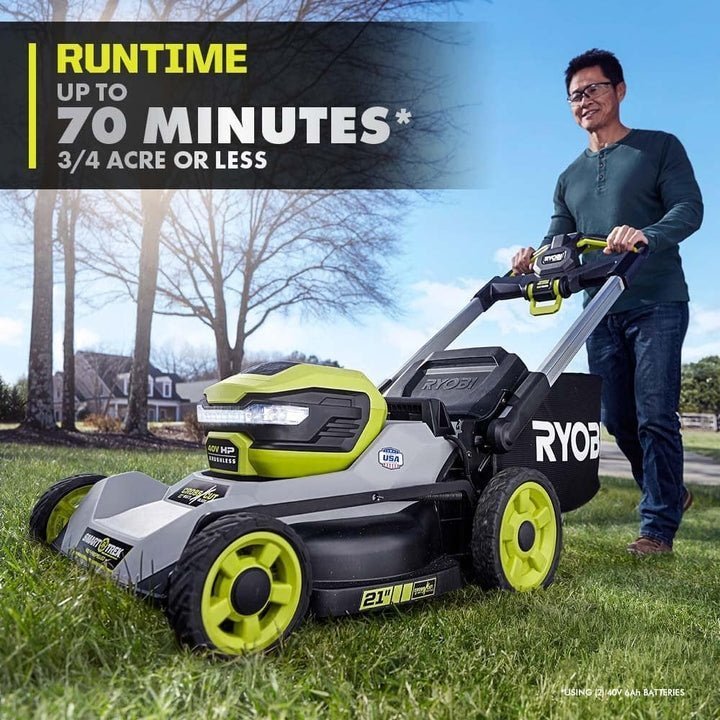 40V HP Brushless 21" Self-Propelled Multi-Blade Mower Kit - Image 3