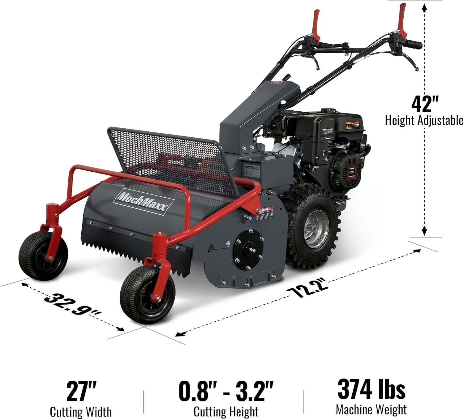 71lMr1c+WwL._AC_SL1500_ 27" Walk Behind Flail Mower 10HP 302cc - Image 2