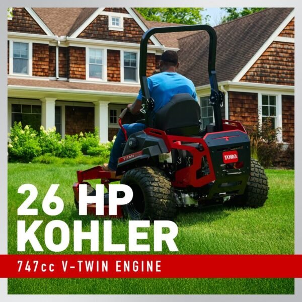 Toro TITAN MAX 60 in. 26HP Kohler Zero Turn Mower 76606 - Image 2