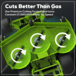 Greenworks 80V 60" MaximusZ Zero Turn Lawn Mower w/ 8Ah Batteries - Image 4
